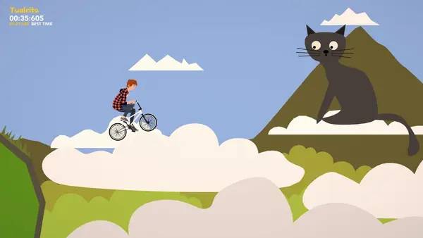 Сцена из внутреннего меню Draw Rider 2