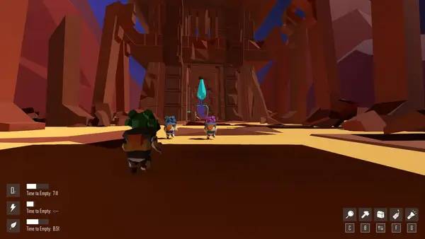 Сцена из внутреннего меню Drift Space Survival