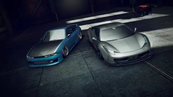 Сцена из внутреннего меню Drift Zone