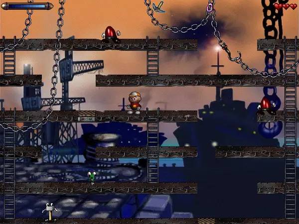 Сцена из внутреннего меню Drilling Billy