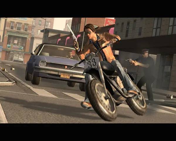 Сцена из внутреннего меню Driver Parallel Lines