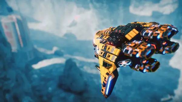 Сцена из внутреннего меню DRONE The Game