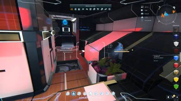 Сцена из внутреннего меню Dual Universe