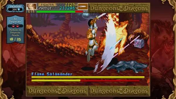 Сцена из внутреннего меню Dungeons & Dragons Chronicles of Mystara