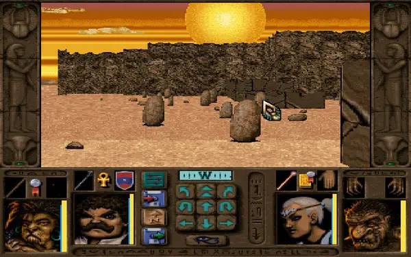 Сцена из внутреннего меню Dungeons and Dragons Ravenloft Series