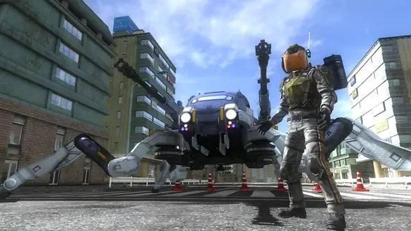 Сцена из внутреннего меню EARTH DEFENSE FORCE 4.1 The Shadow of New Despair