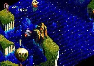 Сцена из внутреннего меню Earthworm Jim 2