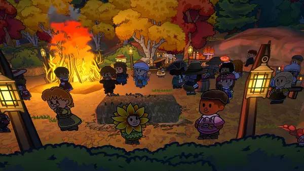 Сцена из внутреннего меню Echoes of the Plum Grove