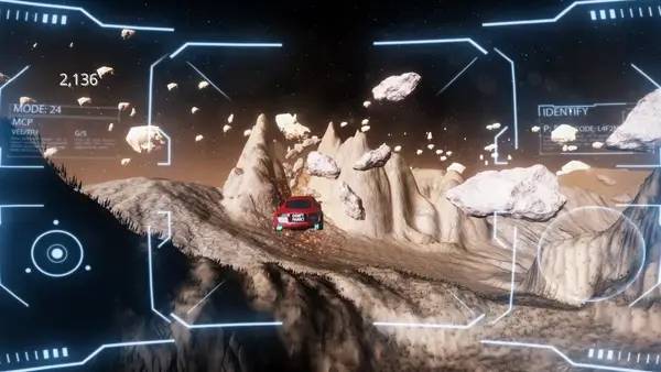 Сцена из внутреннего меню ELON on MARS