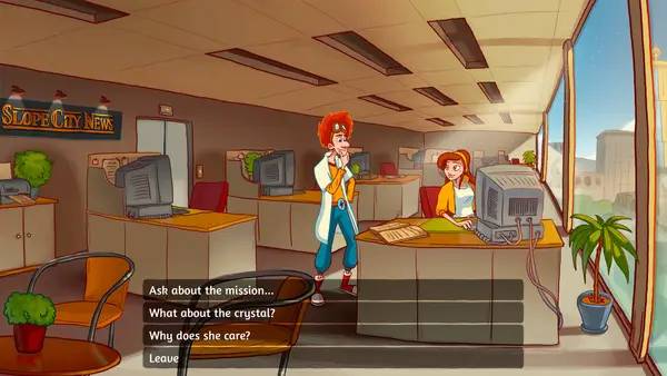 Сцена из внутреннего меню Elroy and the Aliens