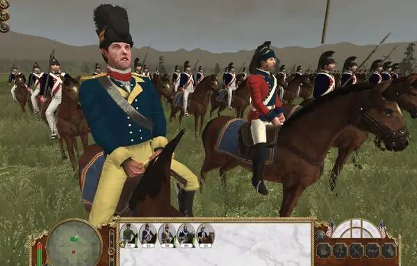 Сцена из внутреннего меню Empire Total War - Absolutum Dominium