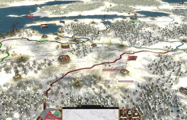 Сцена из внутреннего меню Empire Total War - Cold Total War 1969
