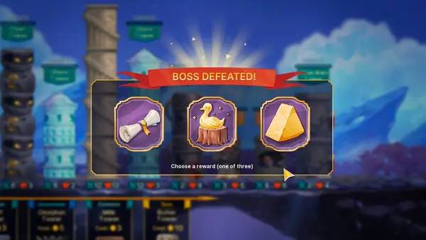 Сцена из внутреннего меню Epic Auto Towers