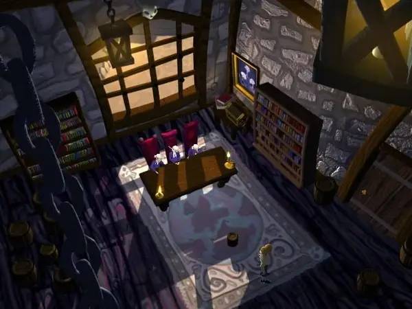 Сцена из внутреннего меню Escape from Monkey Island