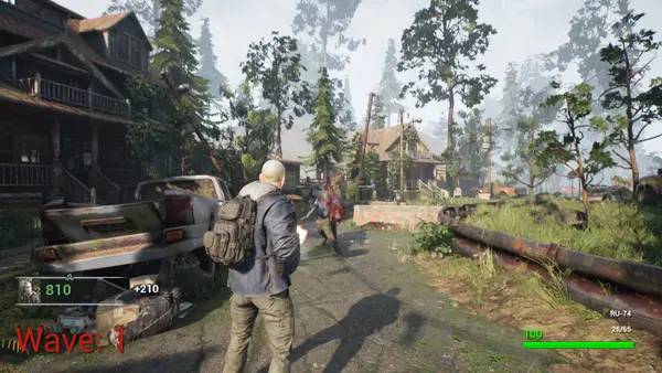 Сцена из внутреннего меню Escape Z