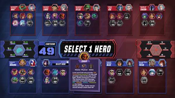 Сцена из внутреннего меню Esports Godfather The Legend Begins