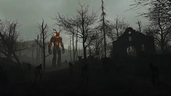 Сцена из внутреннего меню ETERNAL BLOOD