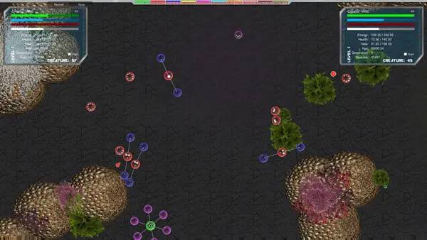 Сцена из внутреннего меню Evolution