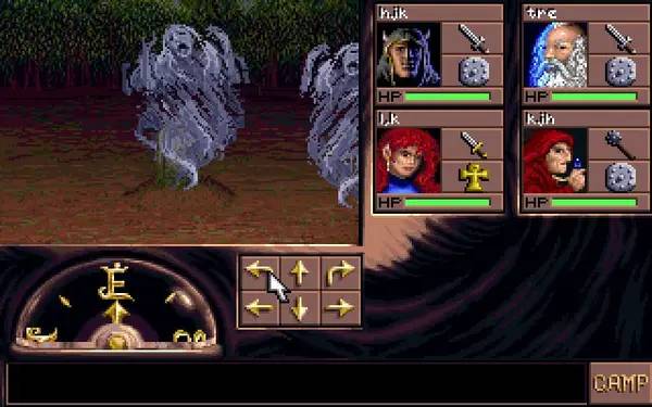 Сцена из внутреннего меню Eye of the Beholder 3  Assault on Myth Drannor