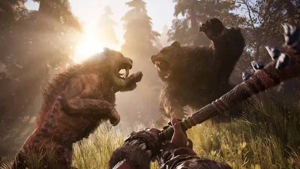 Сцена из внутреннего меню Far Cry Primal