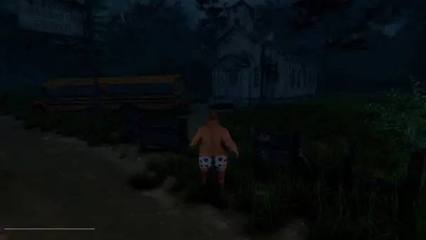 Сцена из внутреннего меню Fat Dude Simulator