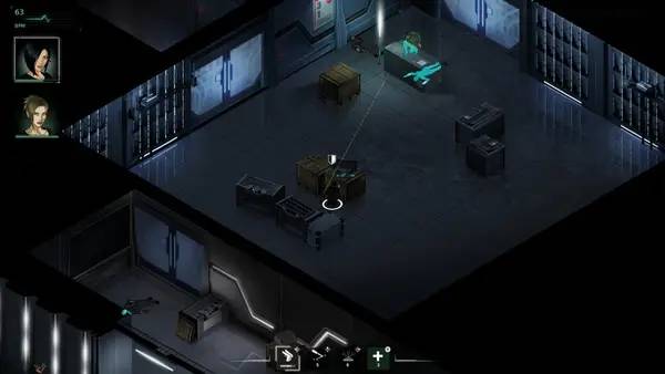 Сцена из внутреннего меню Fear Effect Sedna