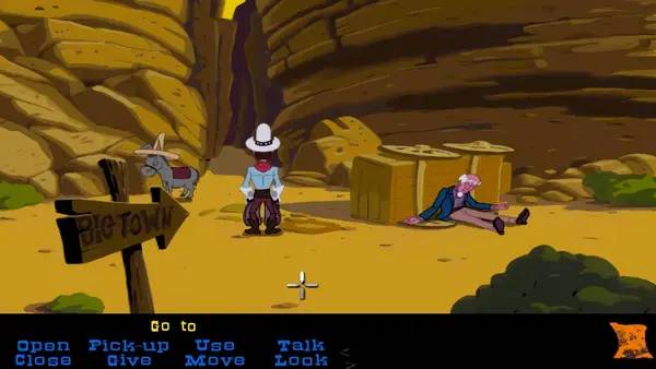 Сцена из внутреннего меню Fenimore Fillmore  3 Skulls of the Toltecs