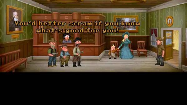 Сцена из внутреннего меню Fester Mudd Curse of the Gold - Episode 1