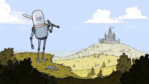 Сцена из внутреннего меню Feudal Alloy