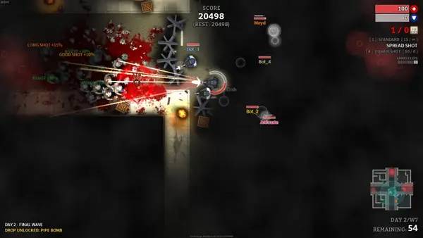 Сцена из внутреннего меню Final Days