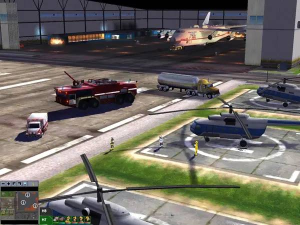 Сцена из внутреннего меню Fire Department 3