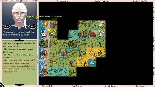 Сцена из внутреннего меню Fireside Hero