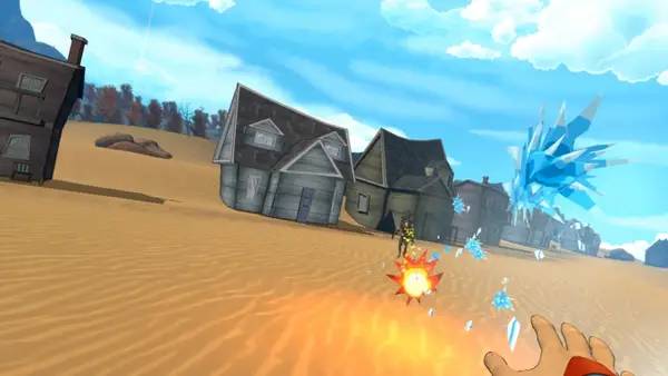 Сцена из внутреннего меню First Impact Rise of a Hero