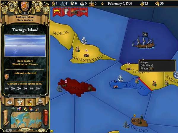 Сцена из внутреннего меню For the Glory  A Europa Universalis Game