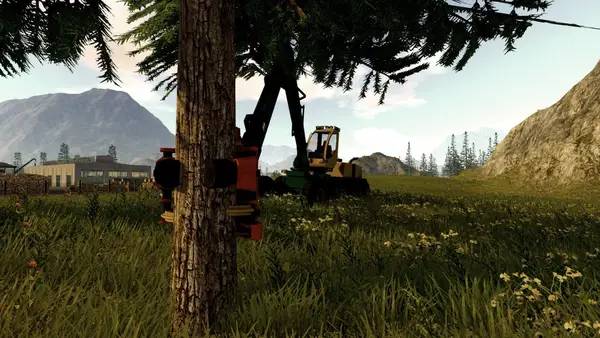 Сцена из внутреннего меню Forestry 2017 - The Simulation