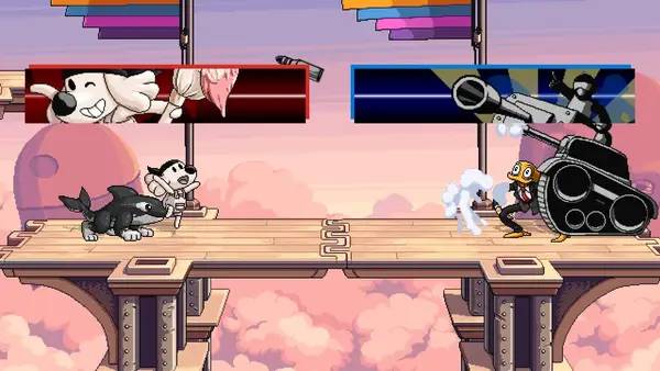 Сцена из внутреннего меню Fraymakers