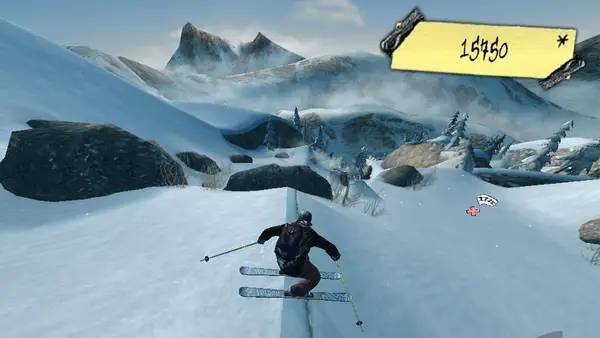 Сцена из внутреннего меню FreakOut Extreme Freeride