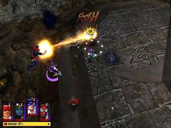 Сцена из внутреннего меню Freedom Force