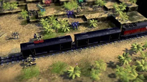 Сцена из внутреннего меню FRONT MISSION 1st Remake