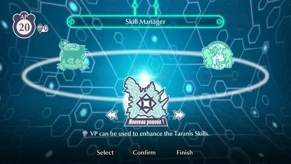 Сцена из внутреннего меню Fuga Melodies of Steel 3