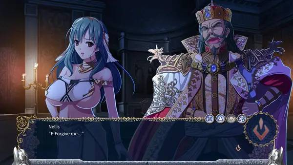 Сцена из внутреннего меню Funbag Fantasy Sideboob Story