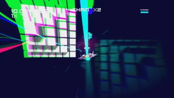 Сцена из внутреннего меню Futuridium EP Deluxe