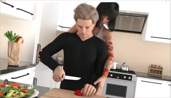 Сцена из внутреннего меню Girl House