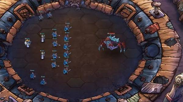 Сцена из внутреннего меню Gladiator Guild Manager