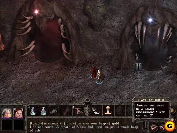 Сцена из внутреннего меню Gorasul The Legacy of the Dragon