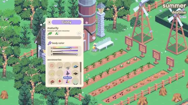 Сцена из внутреннего меню Gourdlets