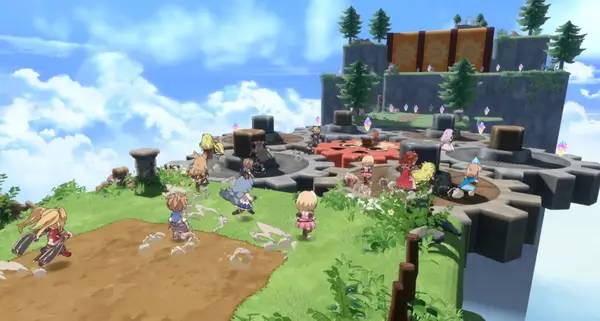 Сцена из внутреннего меню Granblue Fantasy Versus Rising