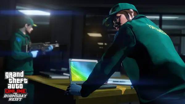 Сцена из внутреннего меню Grand Theft Auto 5