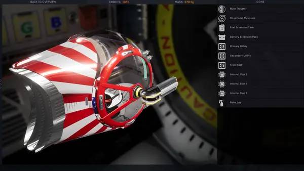 Сцена из внутреннего меню Gravity Vector