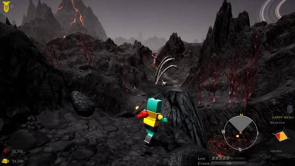 Сцена из внутреннего меню Gronions